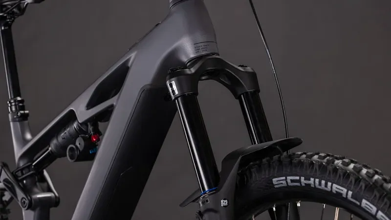 Cube Stereo Hybrid One77 HPC Race 800 E-MTB in Iron Grey/Black-5