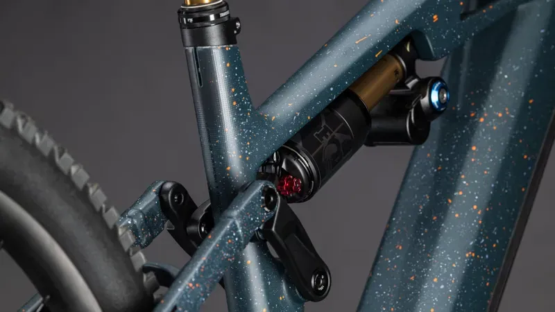 Cube Stereo Hybrid One77 HPC SLT 800 E-MTB in Galaxy/Orange-7