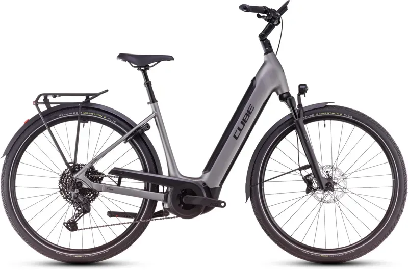 Cube Supreme Hybrid SLX 625 2025 E-Bike in Grey/Lunar
