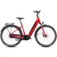 Cube Supreme Hybrid Comfort Pro 500 EE Electric Bike in Fire Red/Black