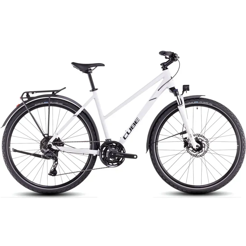 Cube Nature Pro Allroad Trapeze Trekking Bike in Cotton/Black