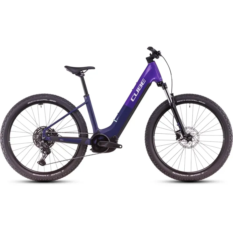 Cube Reaction Hybrid One 600 EE Electric Bike in Orchid/Mint