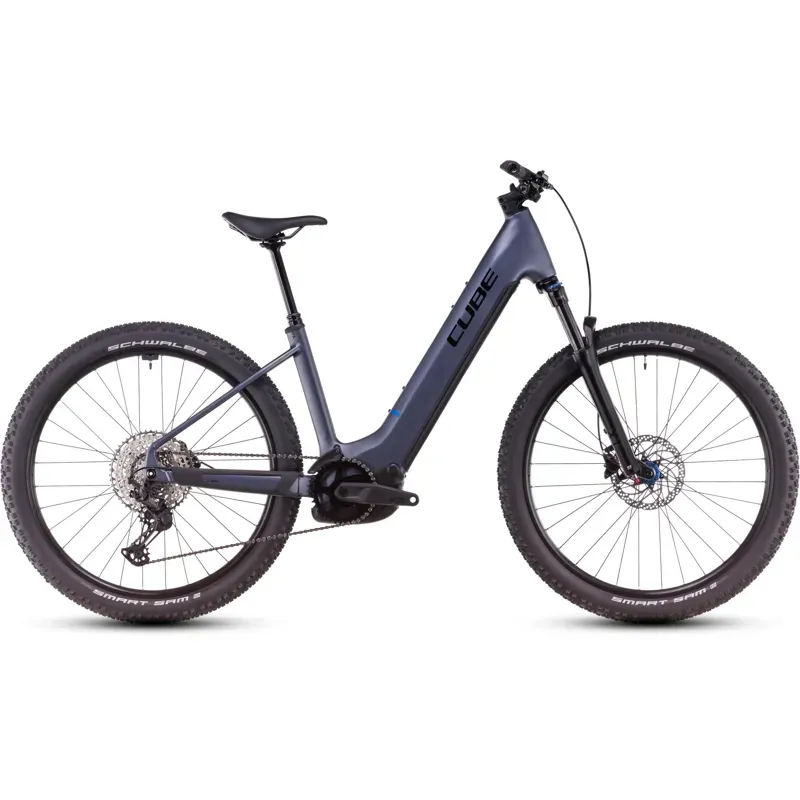 Cube Reaction Hybrid Pro 600 EE eMountain Bike in Metallic Grey/Black