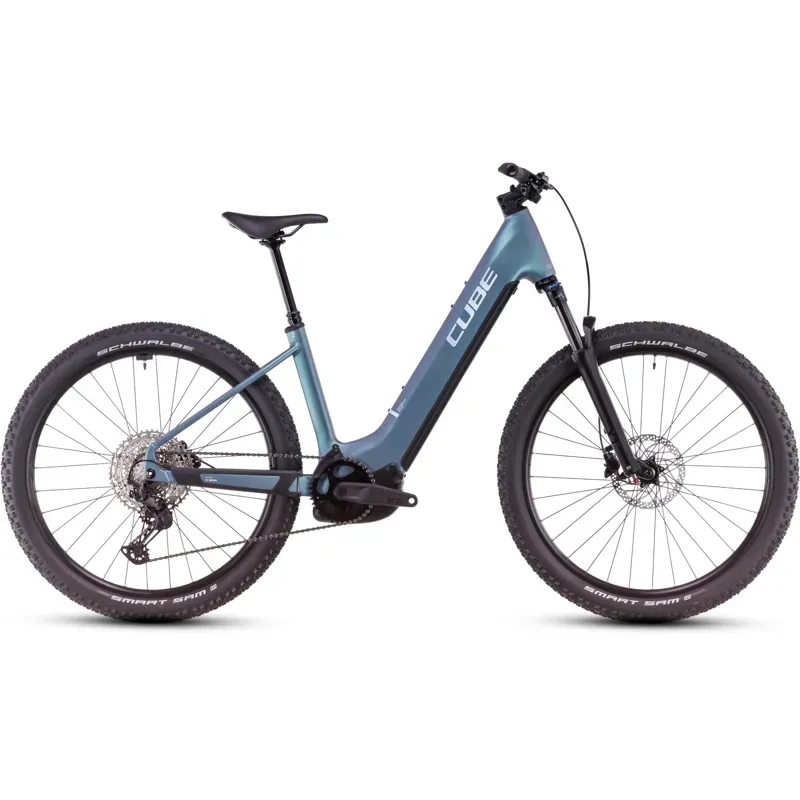 Cube Reaction Hybrid Pro 600 EE eMountain Bike in Smaragd Grey/Prism