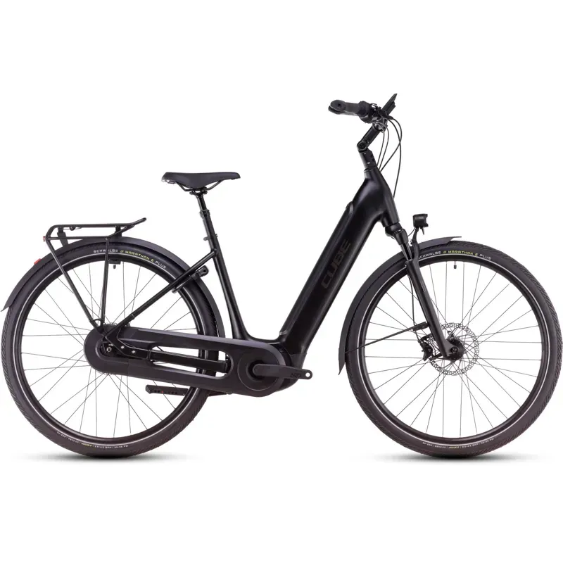 Cube Supreme Hybrid Comfort SLX 625 EE Electric Bike in Black/Metal