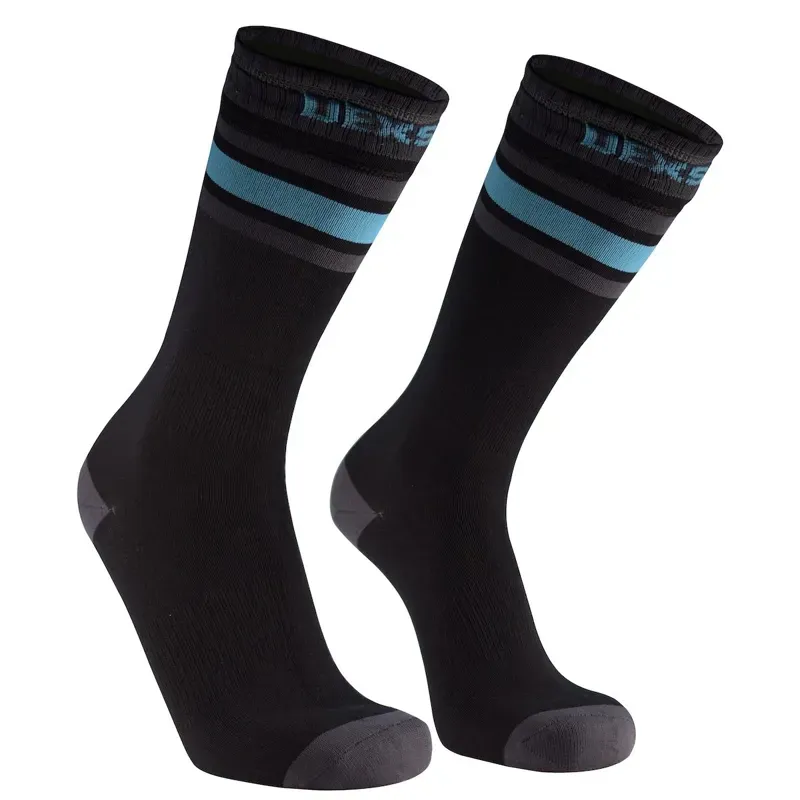 Dexshell Ultra Dri Sports Small Socks Aqua Stripe In Blue