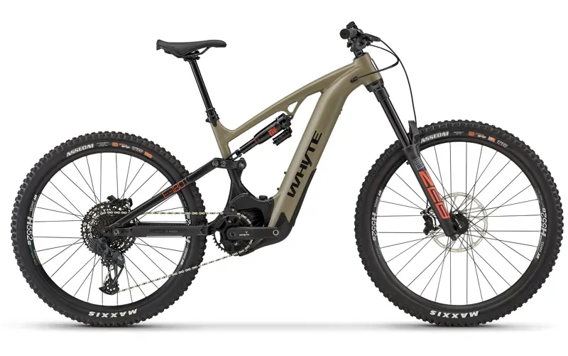 Whyte Bikes E-180 Super Enduro Gravity/E-mountain Bike in Matt Olive/Black