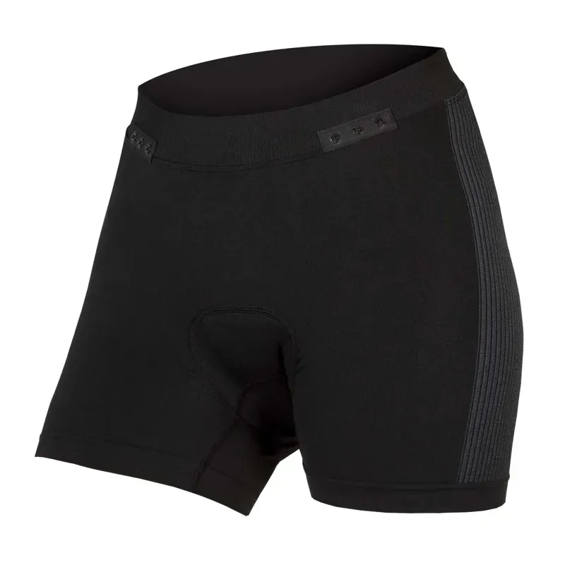 Endura Engineered Padded Womens Clickfast Boxer Shorts in Black