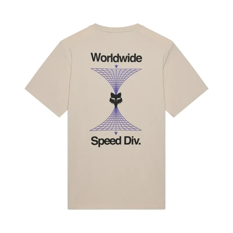 Fox Image Print 195 Original T-Shirt in Chalk White-1