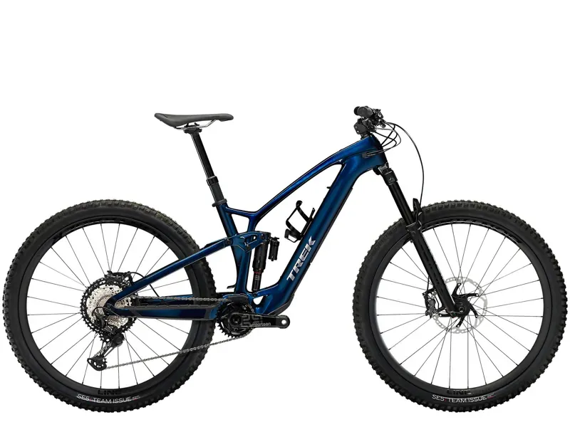 Trek Fuel Exe 9.8 XT Electric Mountain Bike in Mulsanne Blue