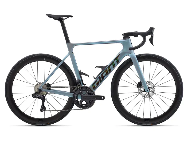 Giant Propel Advanced Pro 0 Di2 Road Bike in Prismatic Haze/Iris