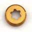 Hope E-Bike Crank Captive Nut in Orange