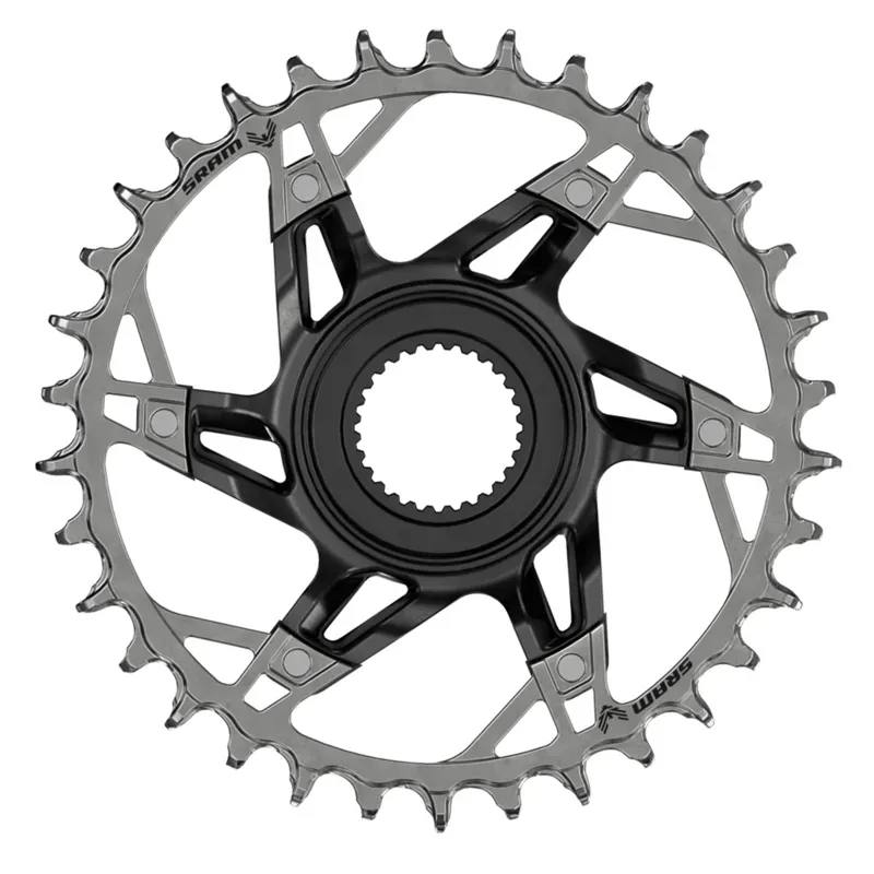 SRAM XX T-Type 1x Bosch Gen 4 36-tooth E-MTB Chainring in Black/Silver