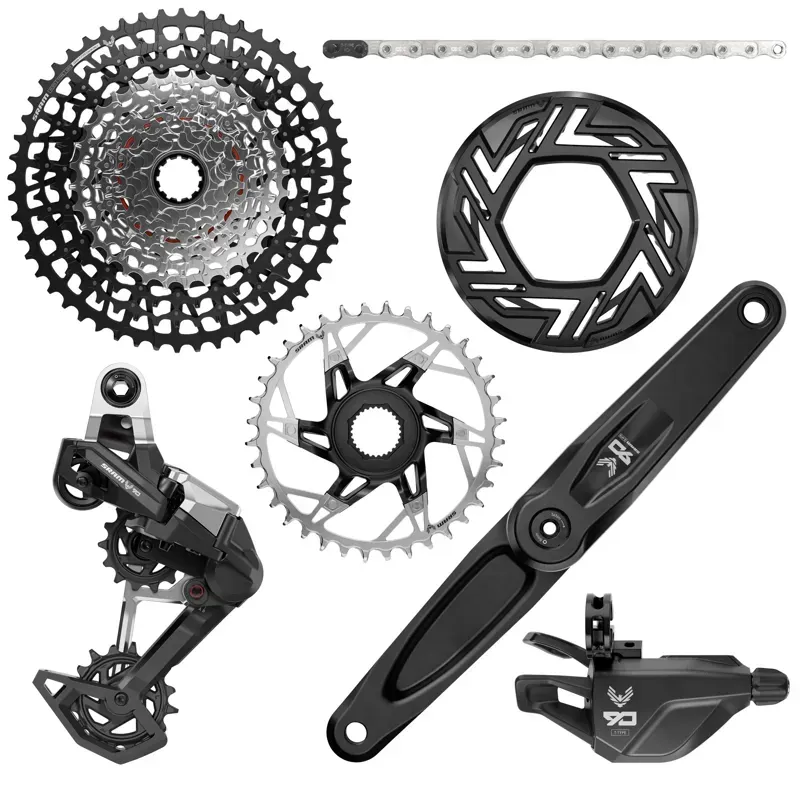 SRAM Eagle 90 T-Type Bosch E-MTB 160mm Groupset in Black