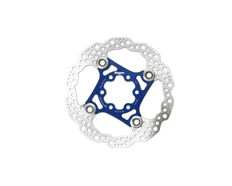Hope Floating Disc Brake 140mm 6-Bolt Rotor in Blue