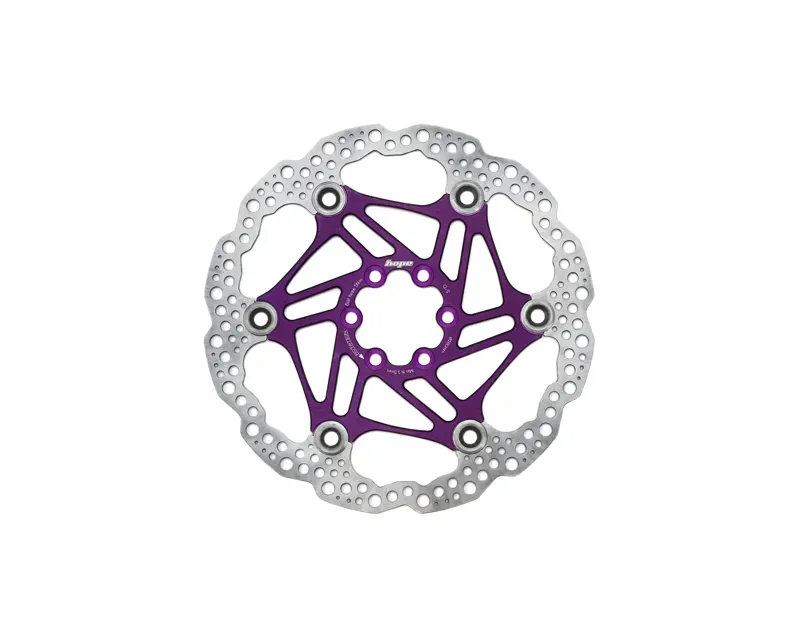Hope Floating Disc Brake 180mm 6-Bolt Rotor in Purple