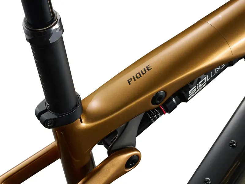 Liv Pique Advanced SL 0 Mountain Bike In Raw Carbon/Steampunk-3