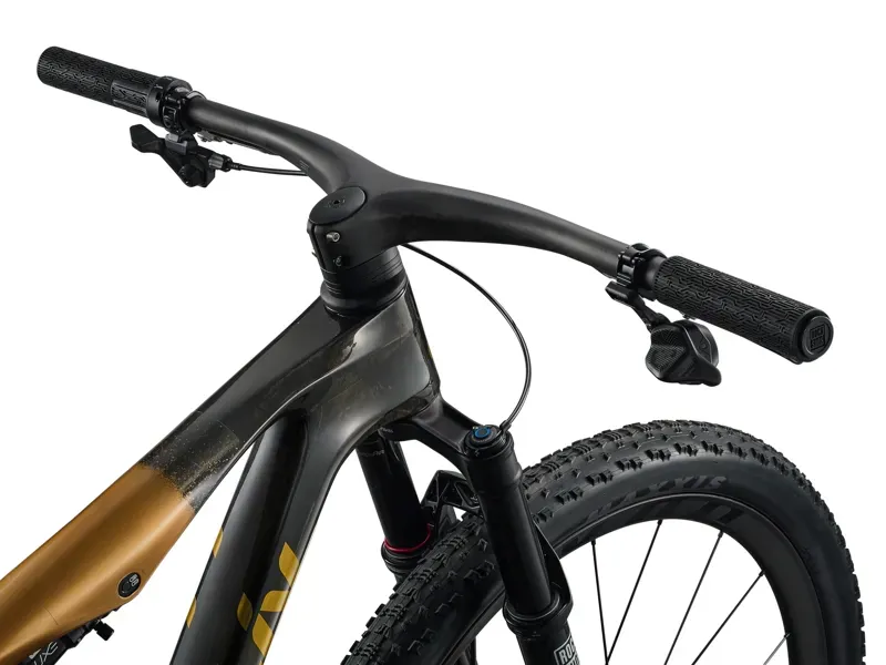 Liv Pique Advanced SL 0 Mountain Bike In Raw Carbon/Steampunk-7