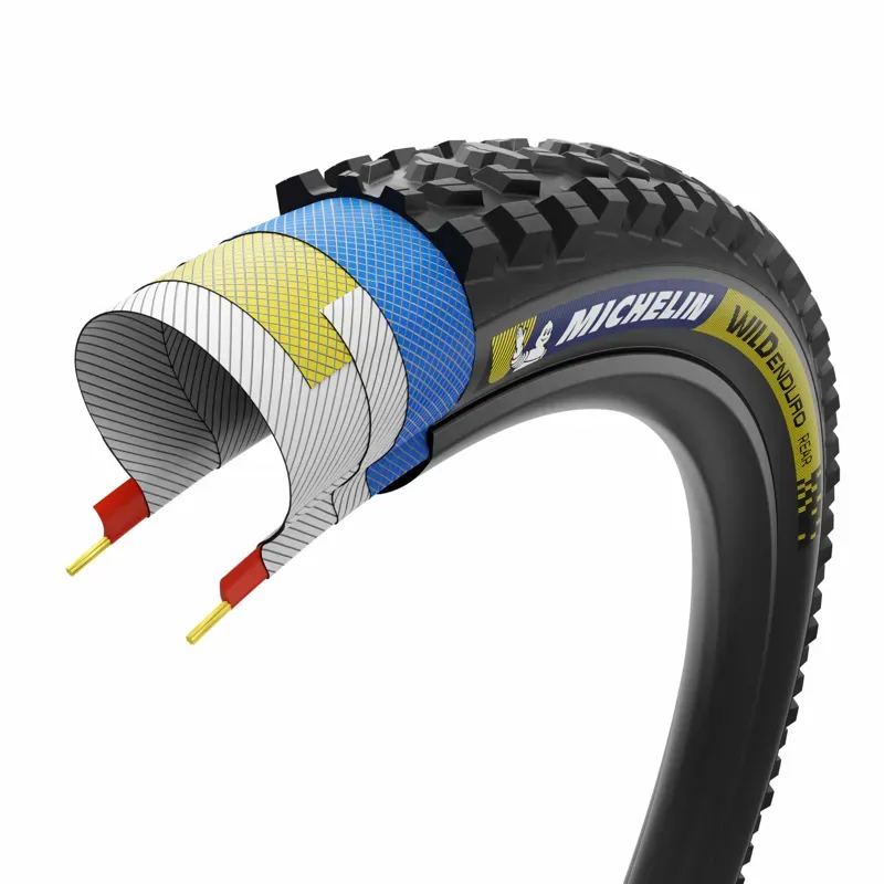 Michelin Wild Enduro Rear Racing Line Blue/ Yellow rear - 29 x 2.40-1