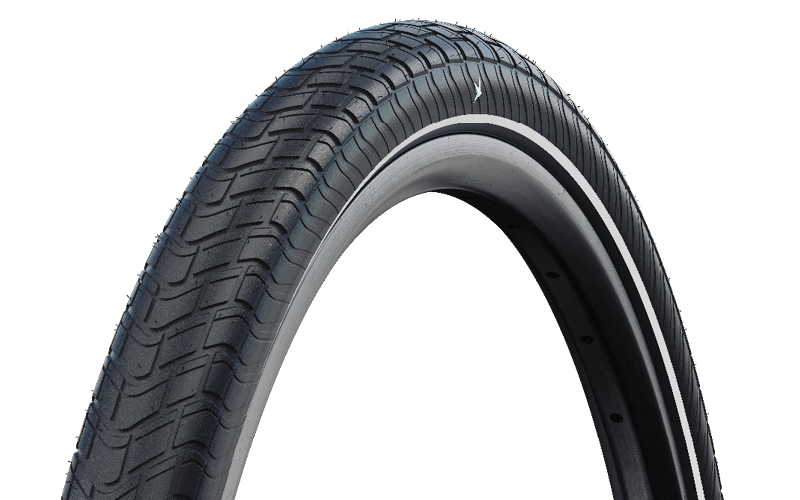 Schwalbe Motion Big Apple Urban Tyre In Black/Reflex (wired) BLACK/REF