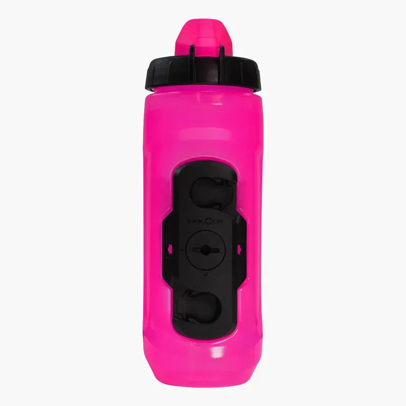 Muc-Off Fidlock Twist Bottle 450ml Pink With Base-2