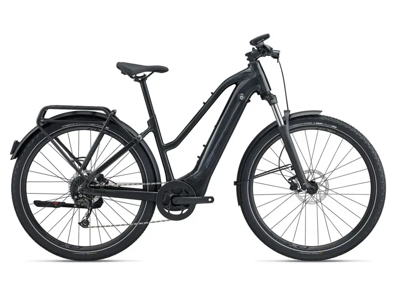 Giant Explore E+ 2 STA Electric Bike In Gloss Gunmetal Black