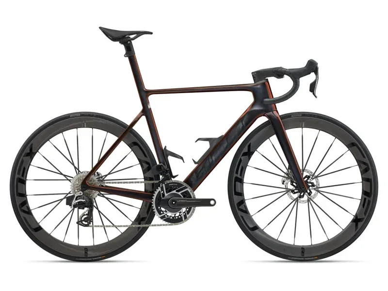 Giant Propel Advanced SL 0-Red Road Bike In Gloss Black Lava