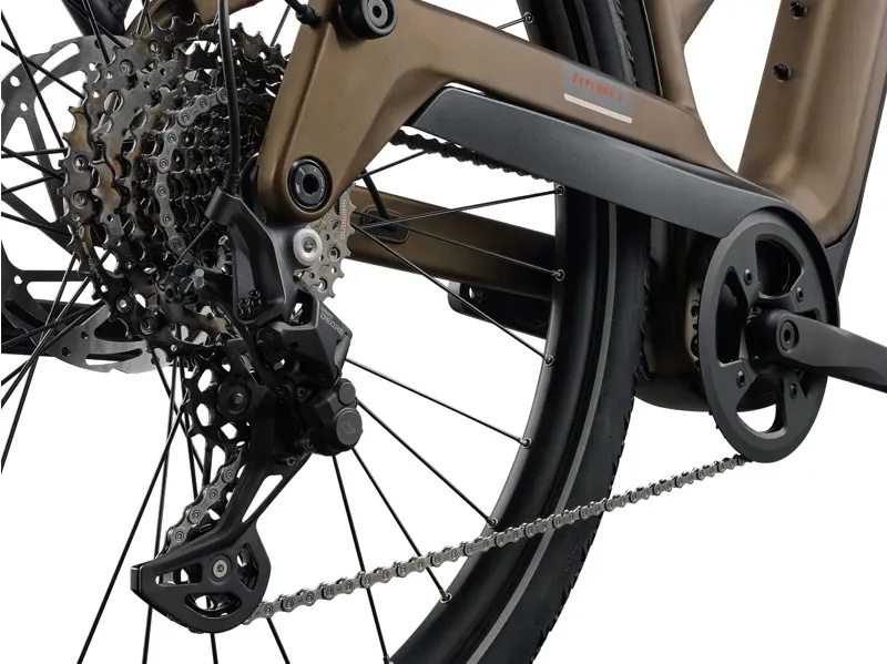 Giant Explore E+ 3 Double Diamond 25km/h eHybrid Bike in Pyrite Brown-5