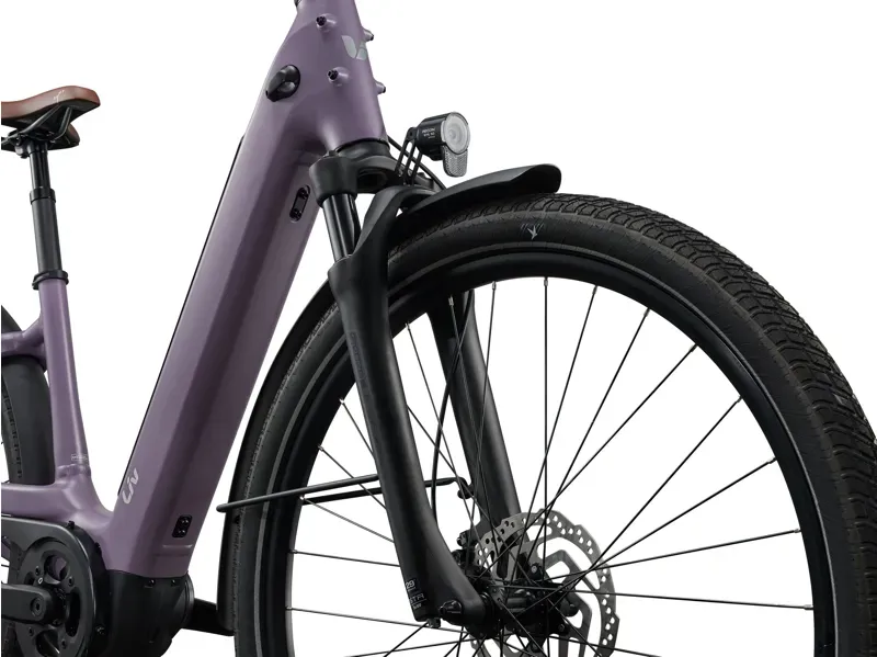 Liv Allure E+ 2 25km/h eHybrid Bike in Moonberry-2