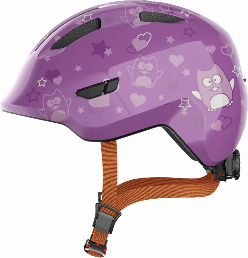 NI - ABUS Smiley 3.0 Kids Leisure Helmet in Stars Purple