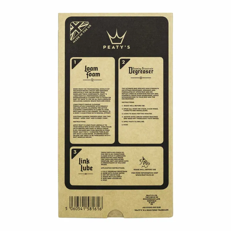 Peaty's Wash Degrease Lubricate Bicycle Cleaning Kit-3