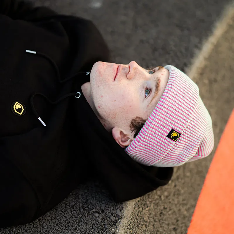 Burgtec Bootleg Beanie - Strawberry Twist-2