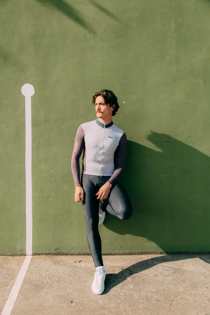 Tactic Sport Retrace Long Sleeve Summer Jersey - Grey-2