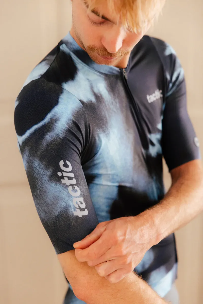 Tactic Sport Divide Short Sleeve Jersey Blue-4