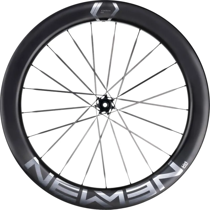 Newmen Wheel Streem Vonoa G.62 Cs 21h Fade R Sp Cl 12x100 Silver Front Wheel 700c