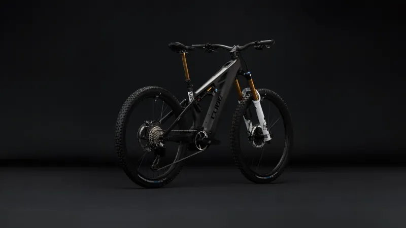 Cube Stereo Hybrid ONE77 HPC AT 800 eMountain Bike in Carbon/White-3