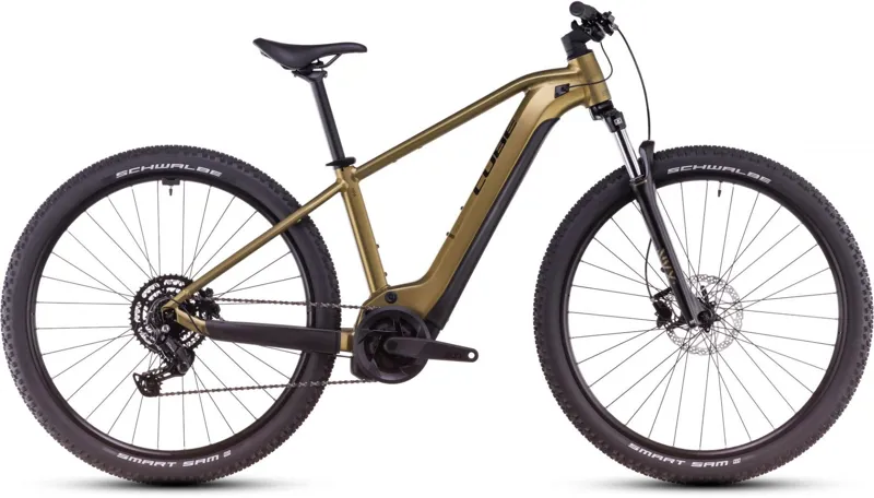 Cube Reaction Hybrid Performance 625 E-MTB in Golden Lime/Black