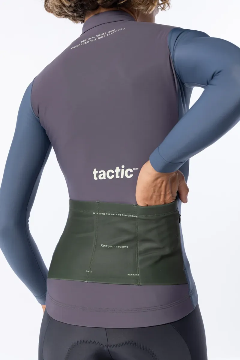 Tactic Sport Women's Retrace Long Sleeve Jersey - Green-4