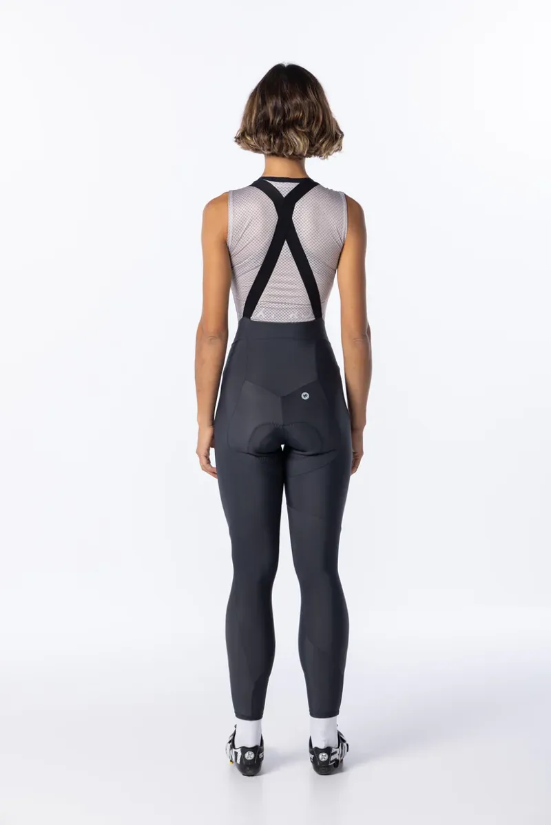 Tactic Sport Women's Retrace Bib Tights - Grey-3