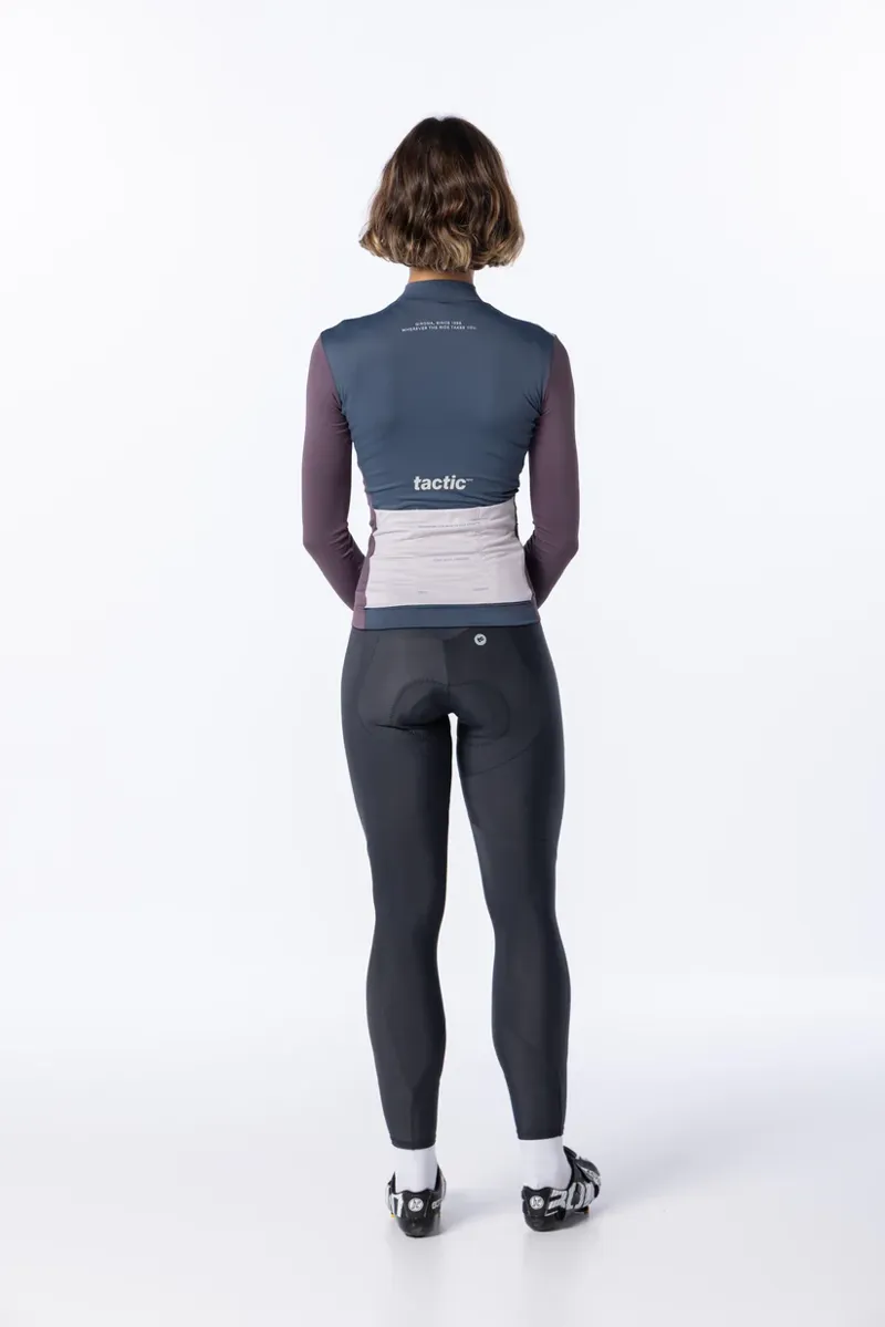 Tactic Sport Women's Retrace Long Sleeve Summer Jersey - Grey-3