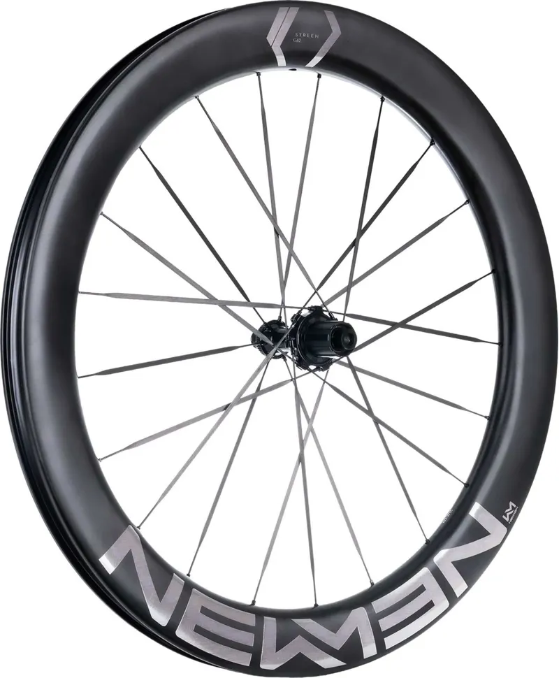 Newmen Wheel Streem Vonoa G.62 CS 21h Fade R Sp Cl 12x142 Silver Rear Wheel 700c-1