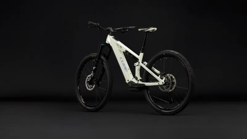 Cube Stereo Hybrid ONE44 HPC Race 800 eMTB Bike in Mellow Yellow/Lilac-1