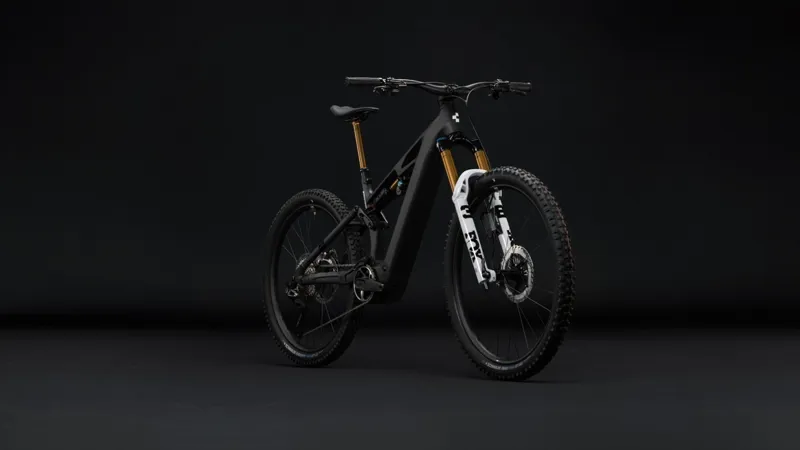 Cube Stereo Hybrid ONE77 HPC AT 800 eMountain Bike in Carbon/White-4