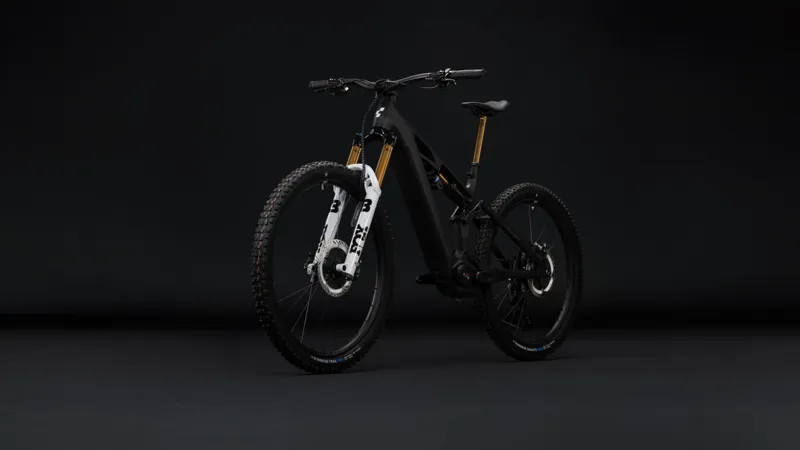 Cube Stereo Hybrid ONE77 HPC AT 800 eMountain Bike in Carbon/White-2