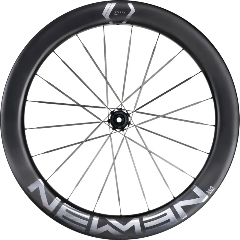 Newmen Wheel Streem Vonoa G.62 CS 21h Fade R Sp Cl 12x142 Silver Rear Wheel 700c