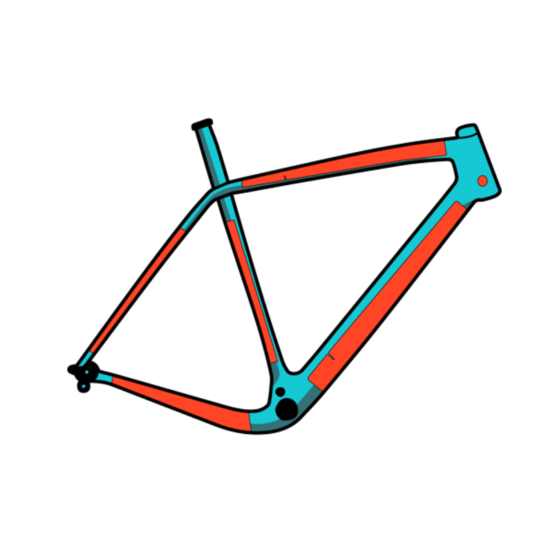 RideWrap Covered Protection - Gravel and Road Frame Kit Gloss