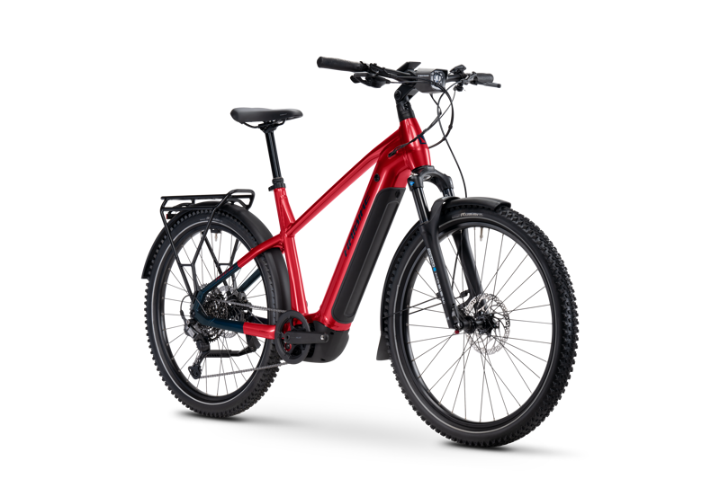 Haibike Trekking 7 High Fruity Red / Blue - Gloss-1