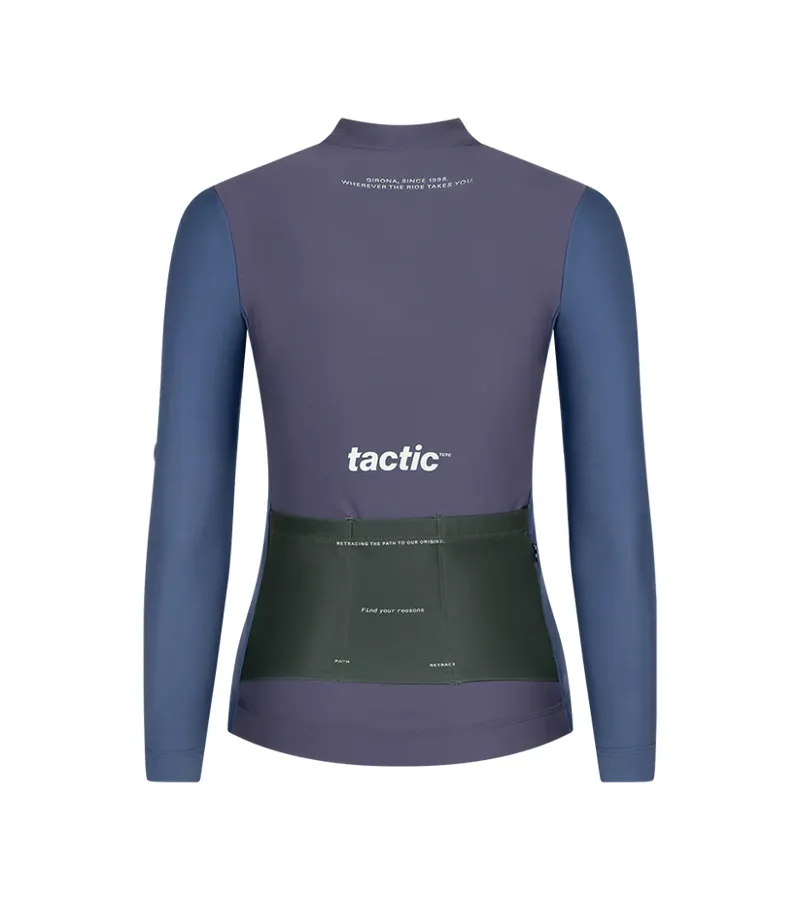 Tactic Sport Women's Retrace Long Sleeve Jersey - Green-1