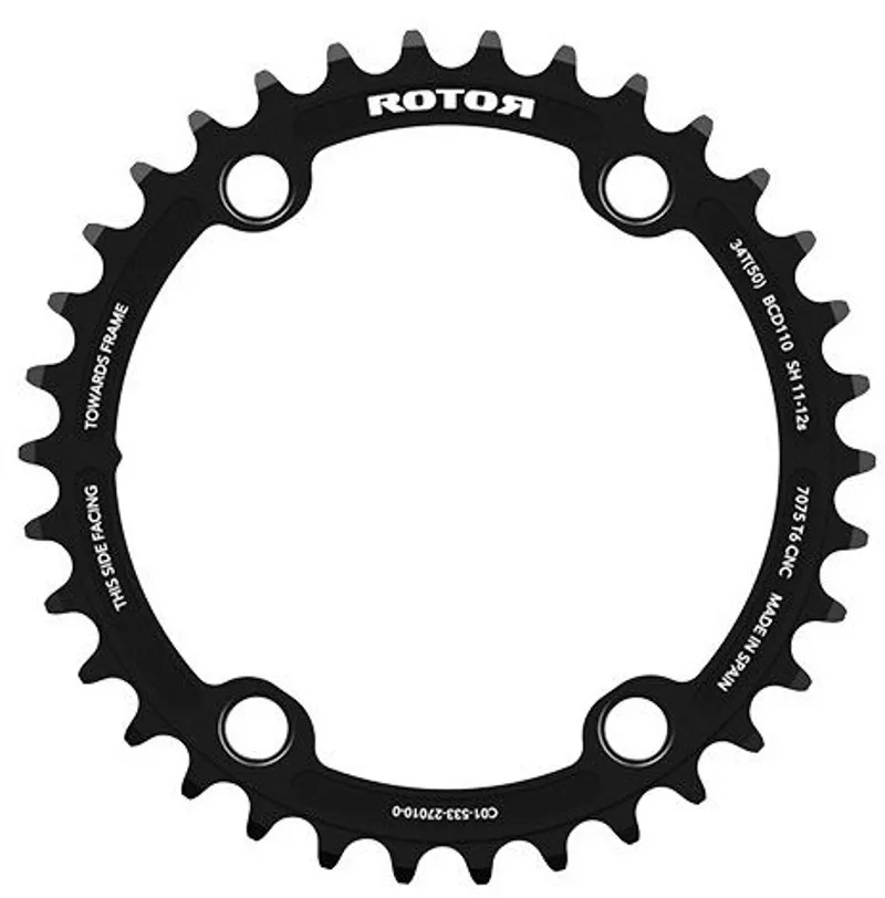 Rotor Round 42T Chain Ring BCD 110x4 11-12spd