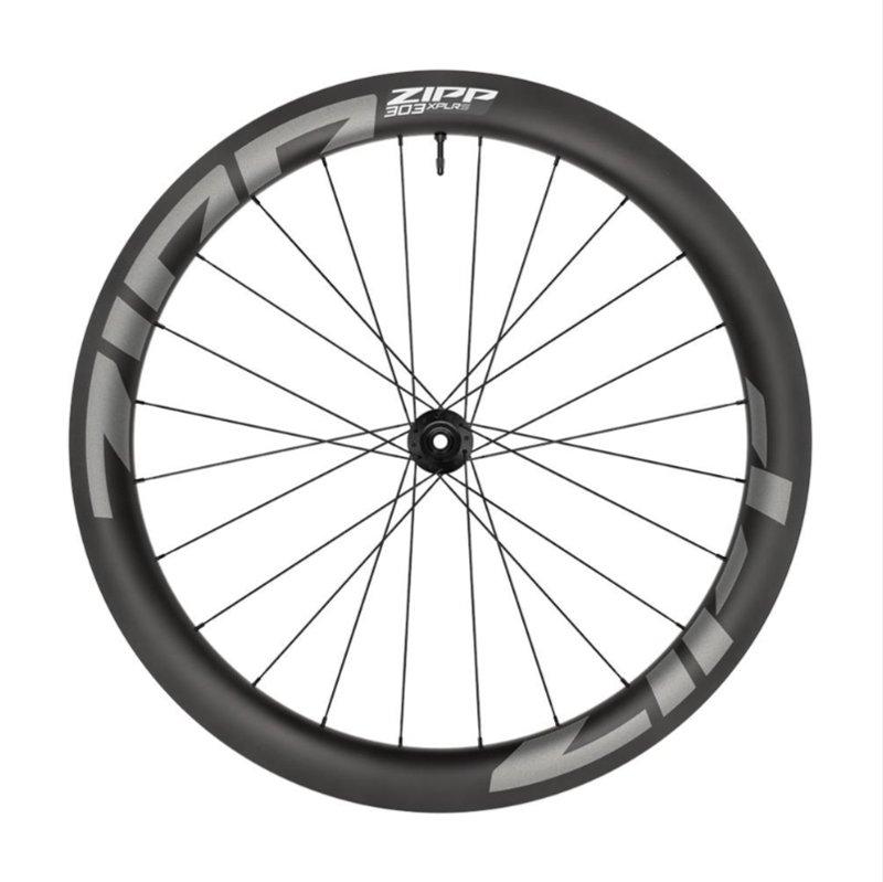 Zipp 303 XPLR S Carbon Tubeless Disc Brake Center Locking 700C Front 24Spokes Standard Graphic A1: 12x100mm